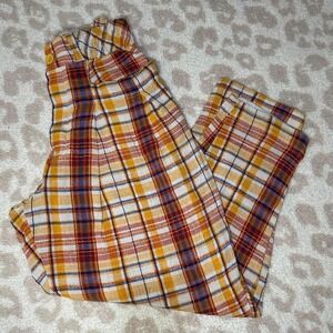 NWT Free People Plaid Pants – Small